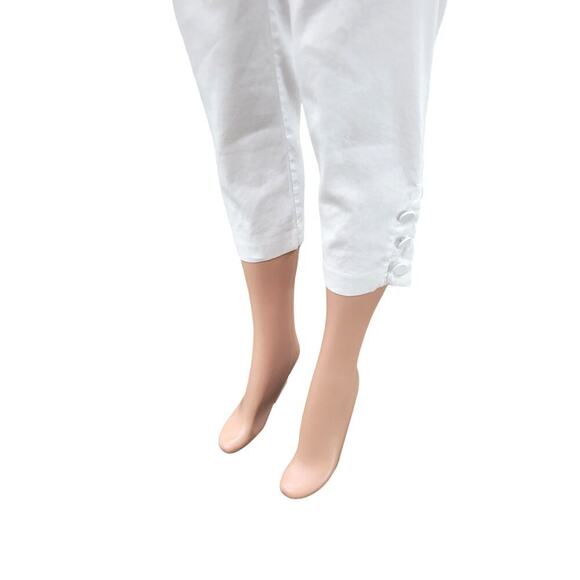 J. Jill Women's Linen Elastic Waist Cropped Lightweight Summer‎ Pants Size Small - Picture 3 of 14